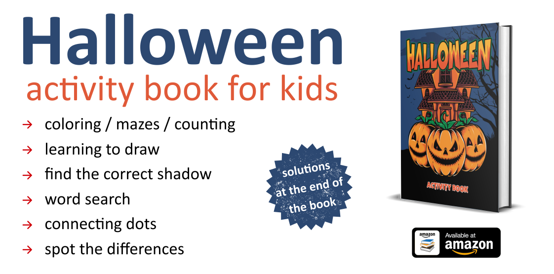 halloween activity book