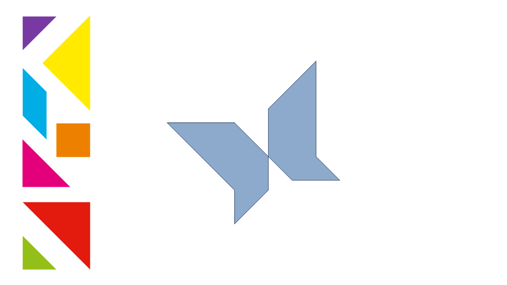 Tangram Butterfly Shadow