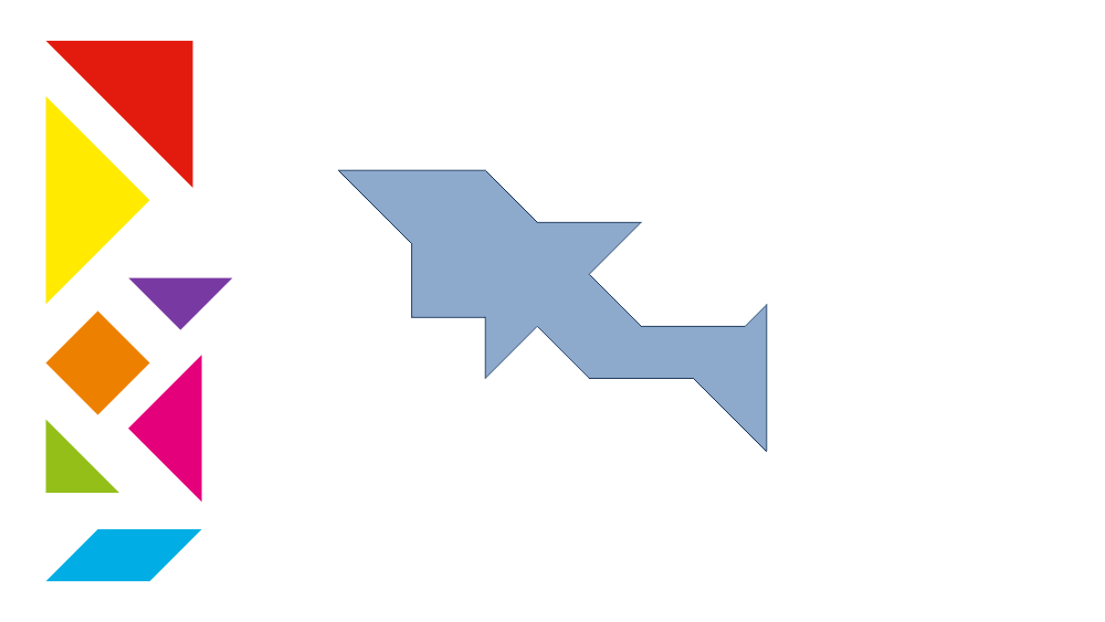 Tangram Shark Shadow