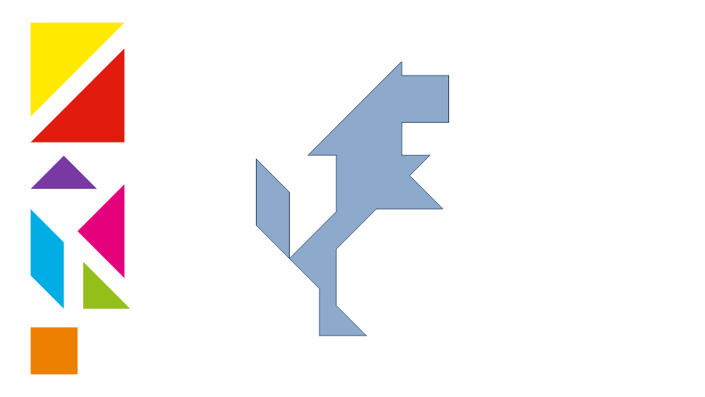 Tangram Lion Shadow