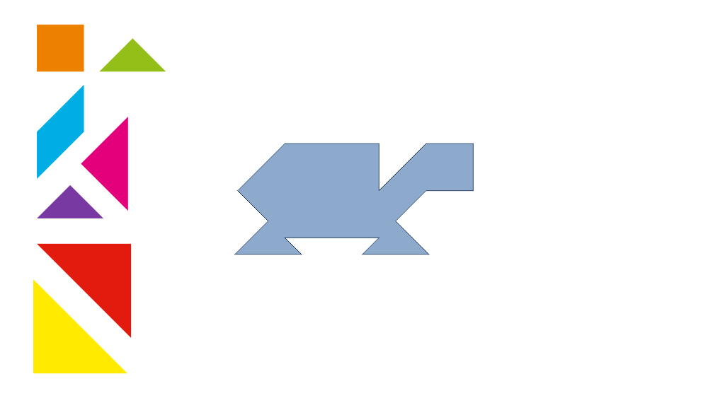 Tangram Turtle Shadow