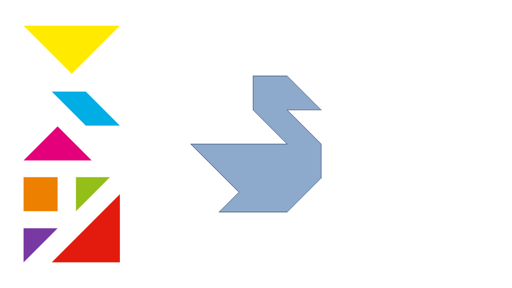 Tangram Duck Shadow