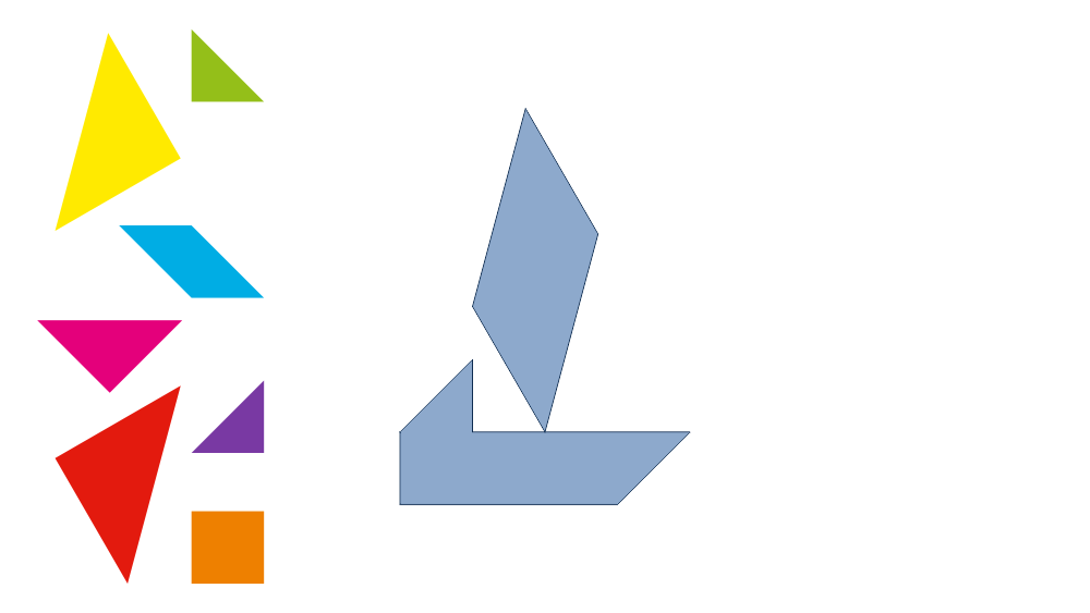 Tangram Sampan Shadow