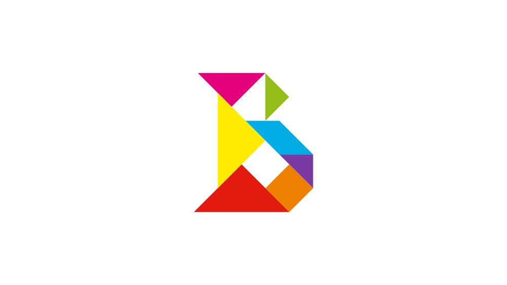 Tangram Letter B Solution