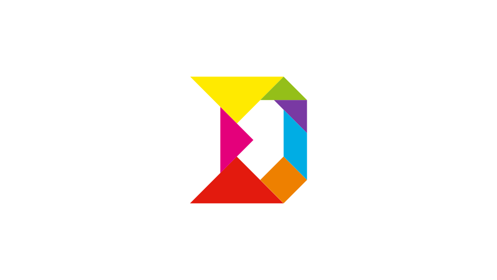Tangram Letter D Solution