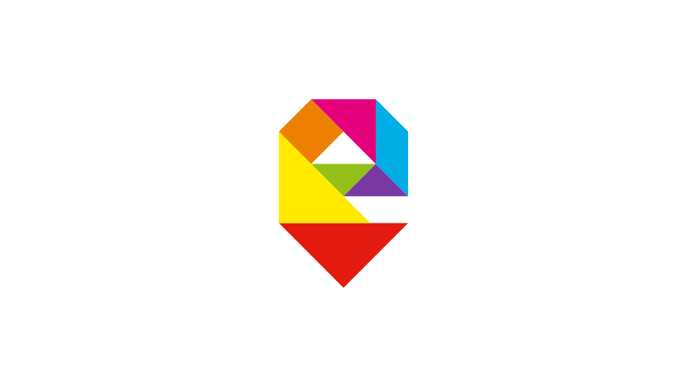 Tangram Letter e Solution