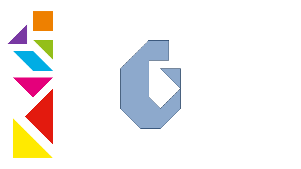 Tangram Letter G Shadow
