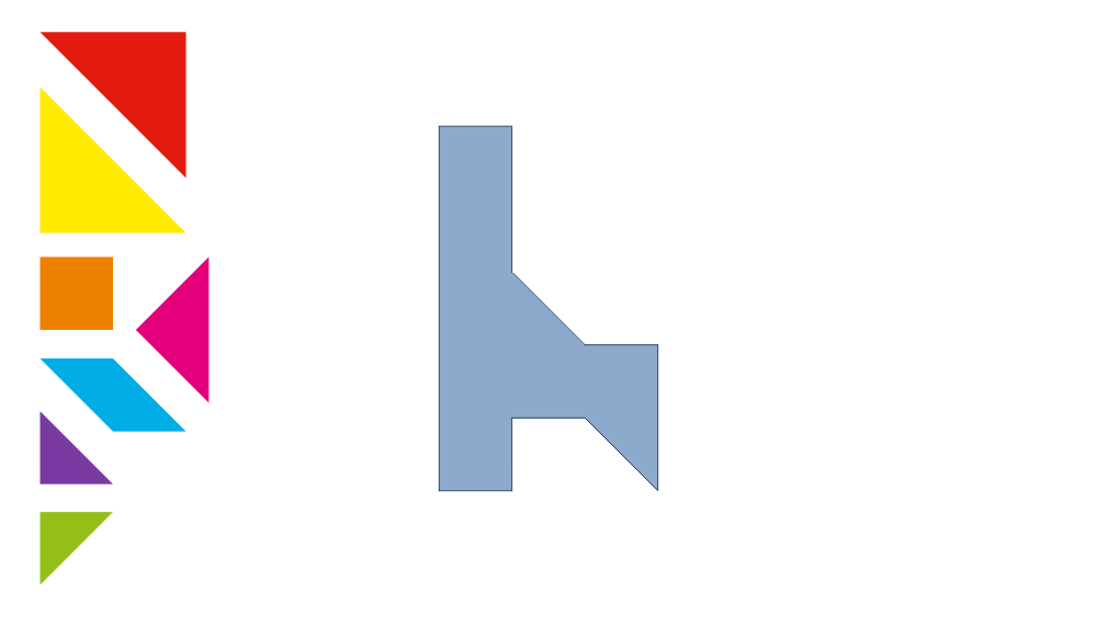 Tangram Letter h Shadow