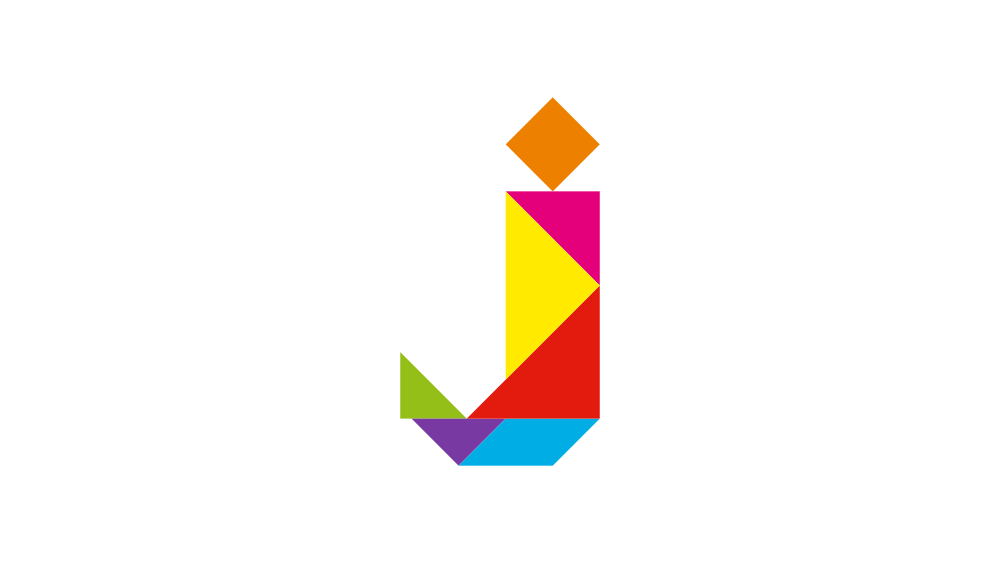 Tangram Letter j Solution
