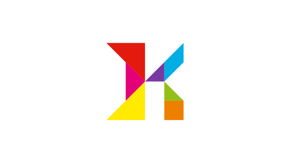 Tangram Letter K Solution