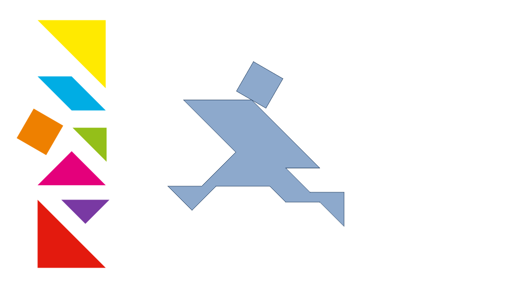 Tangram Gymnast Shadow