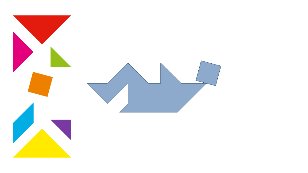 Tangram Gymnast Shadow