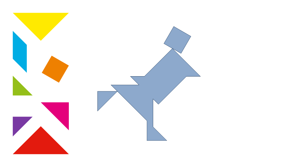 Tangram Skater Shadow