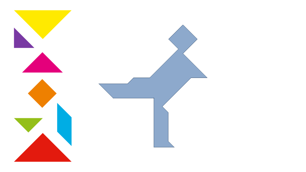 Tangram Skater Shadow