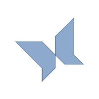 Tangram Butterfly