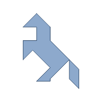 Tangram Horse