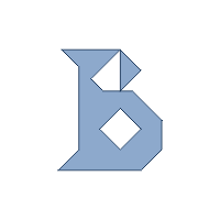 Tangram Letter B Uppercase