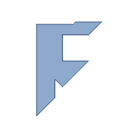 Tangram Letter F Uppercase