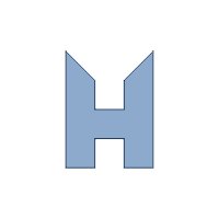 Tangram Letter H Uppercase