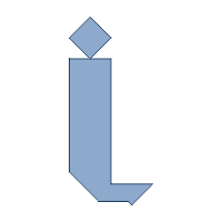 Tangram Letter i Lowercase