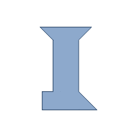 Tangram Letter I Uppercase