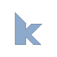 Tangram Letter k Lowercase