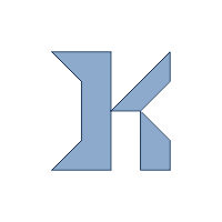 Tangram Letter K Uppercase