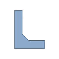 Tangram Letter L Uppercase